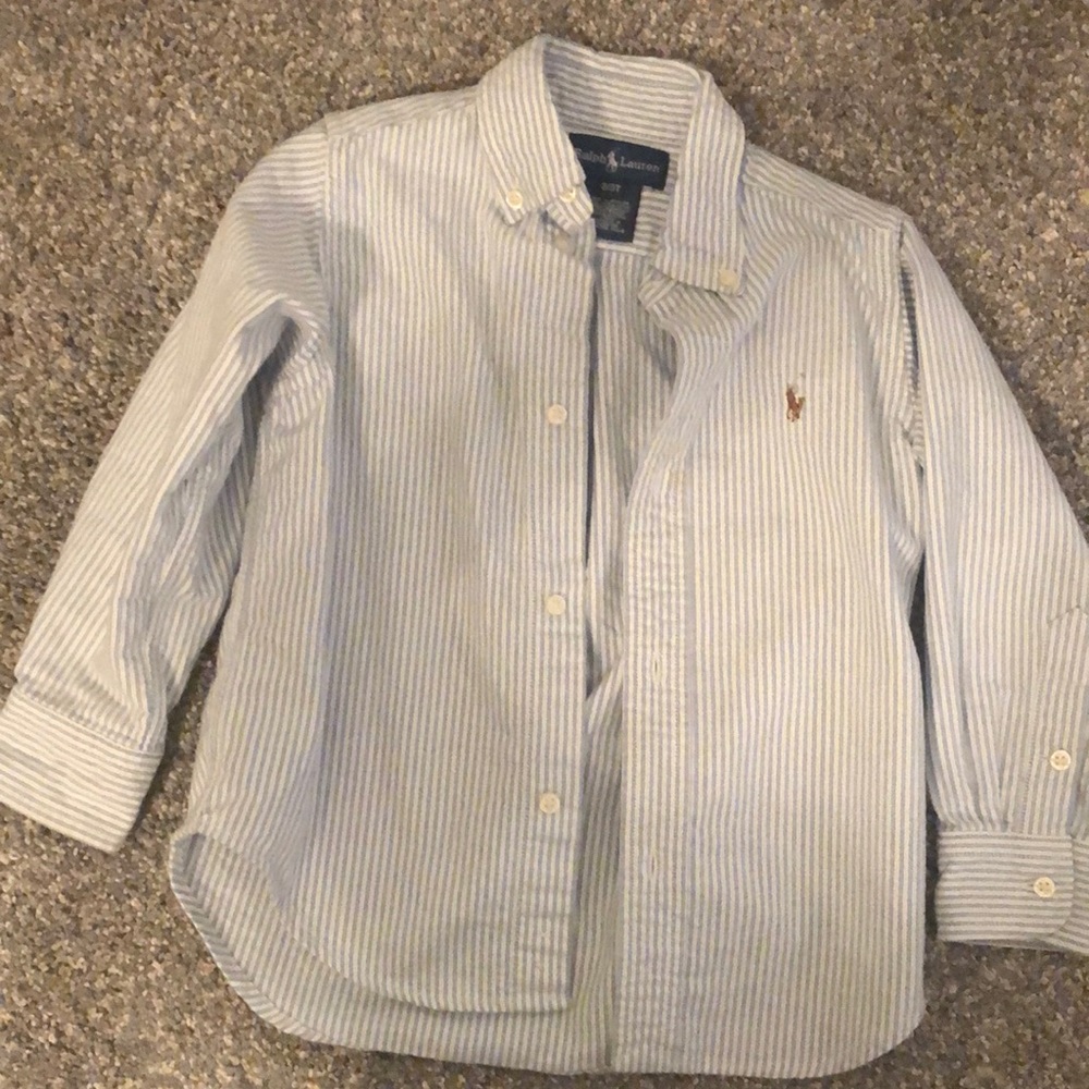 Ralph Lauren 3T blue Oxford button down